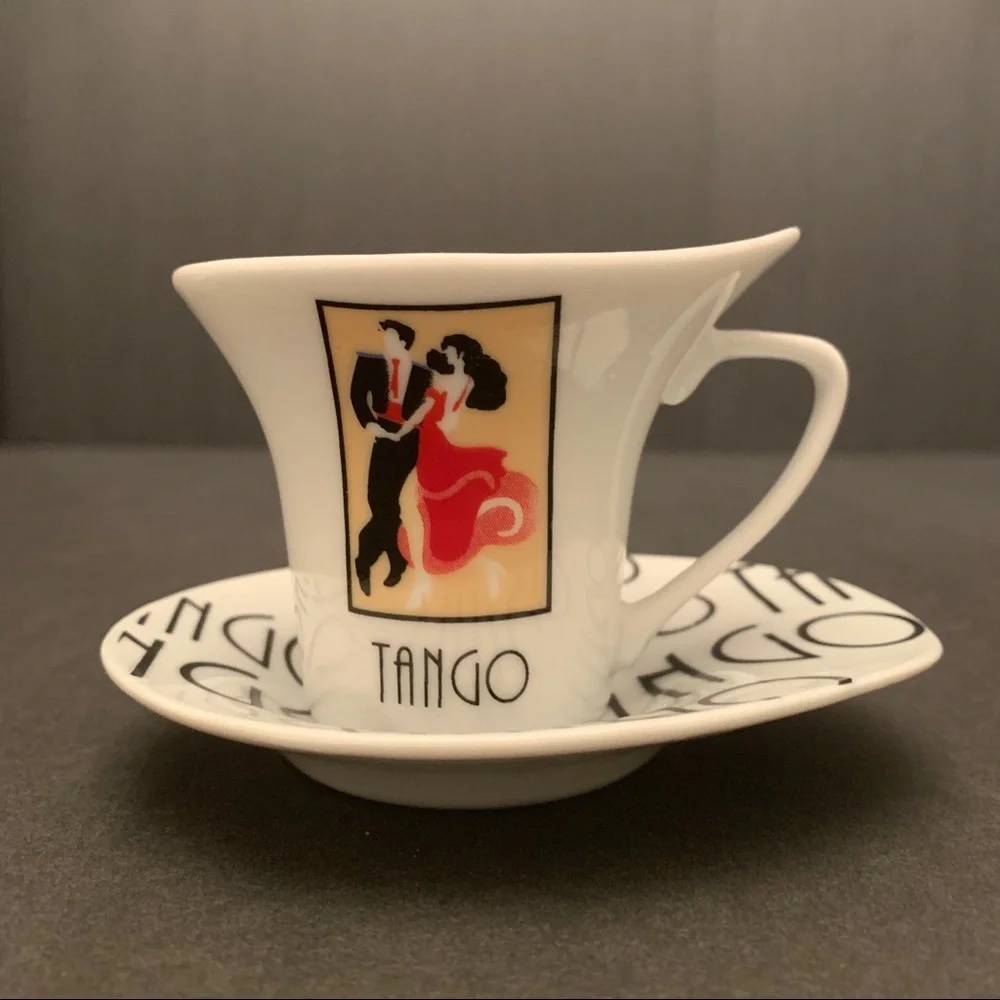 Bijoux Terner set of 4 espresso cups and saucers